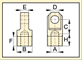 Dimensional Drawing Clevis Eye